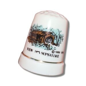 Vintage New Hampshire Thimble